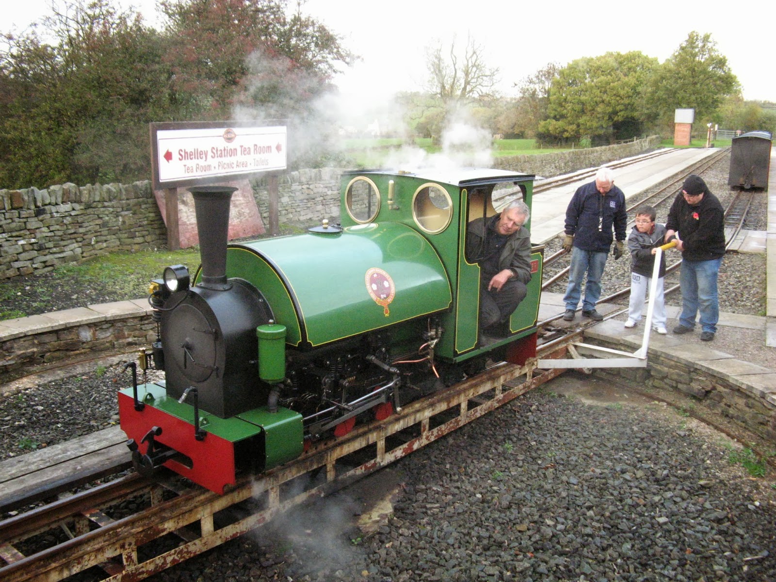 Steam Memories Shelley station Kirklees light railway