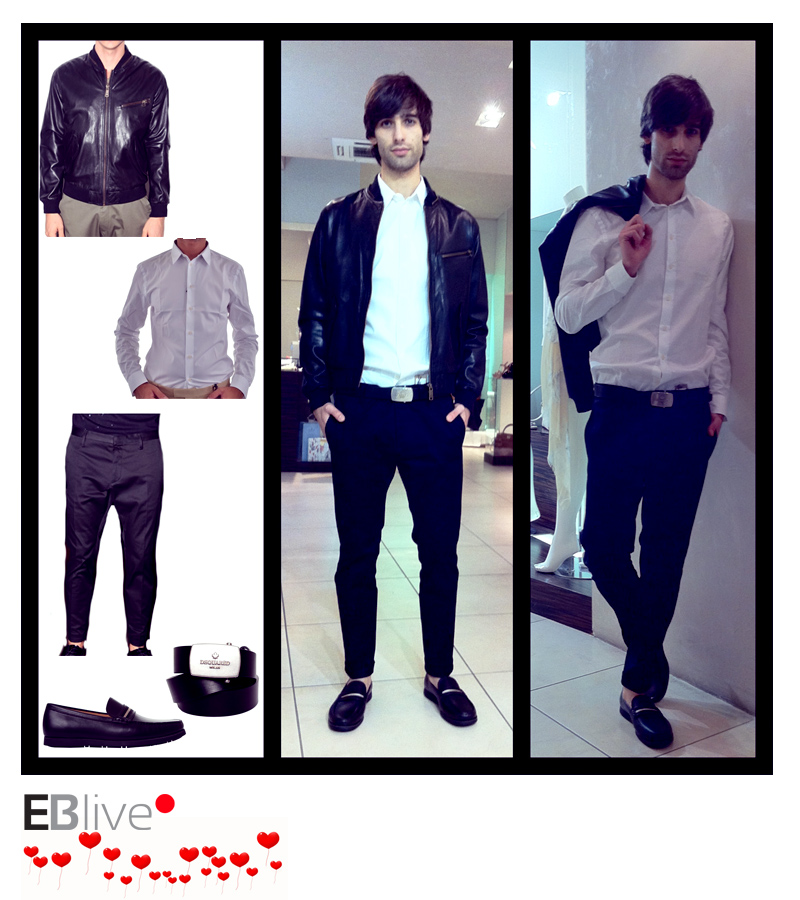 EleonoraBonucci Valentine's Day EBlive outfit for him