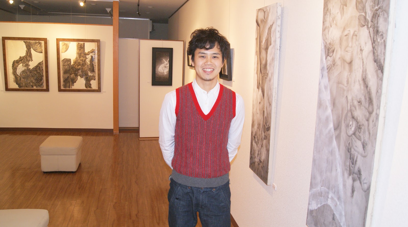 滋賀彦根新聞 銀ぶらアート18日まで カフェやライブも、高橋良さん作品展