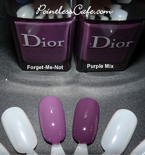 Dior Purple Mix vs Dior Forget-Me-Not