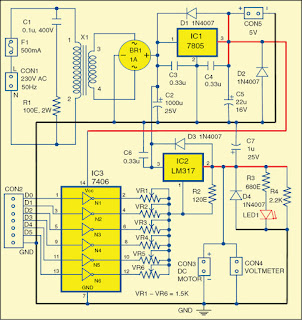 Low-Cost 6-Bit DAC Circuit Diagram