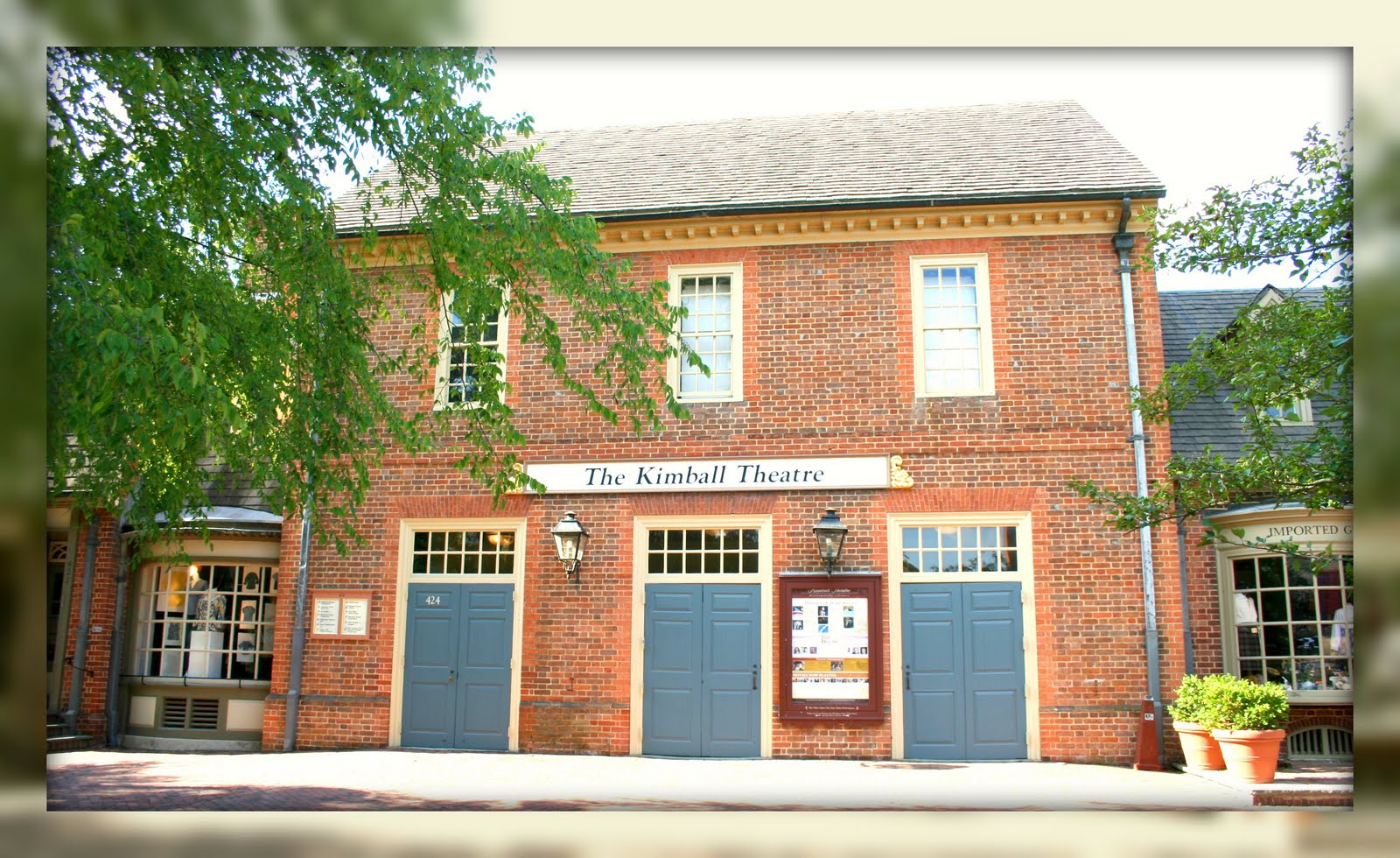 Living In Williamsburg, Virginia The Kimball Theatre At Merchants