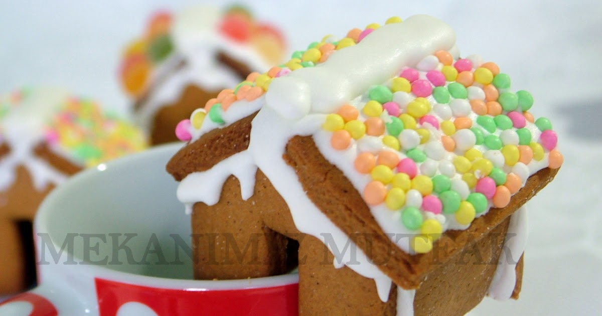 Mekanımız Mutfak Mini Zencefilli Kurabiye Evi ( A Mini Gingerbread House )