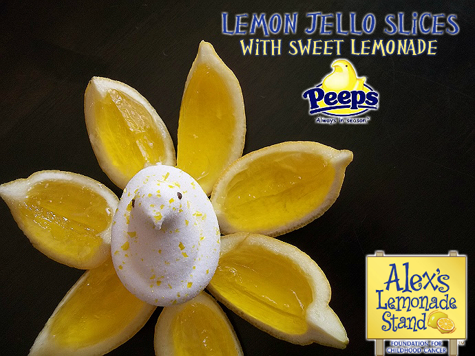 Lemon Jello Slices