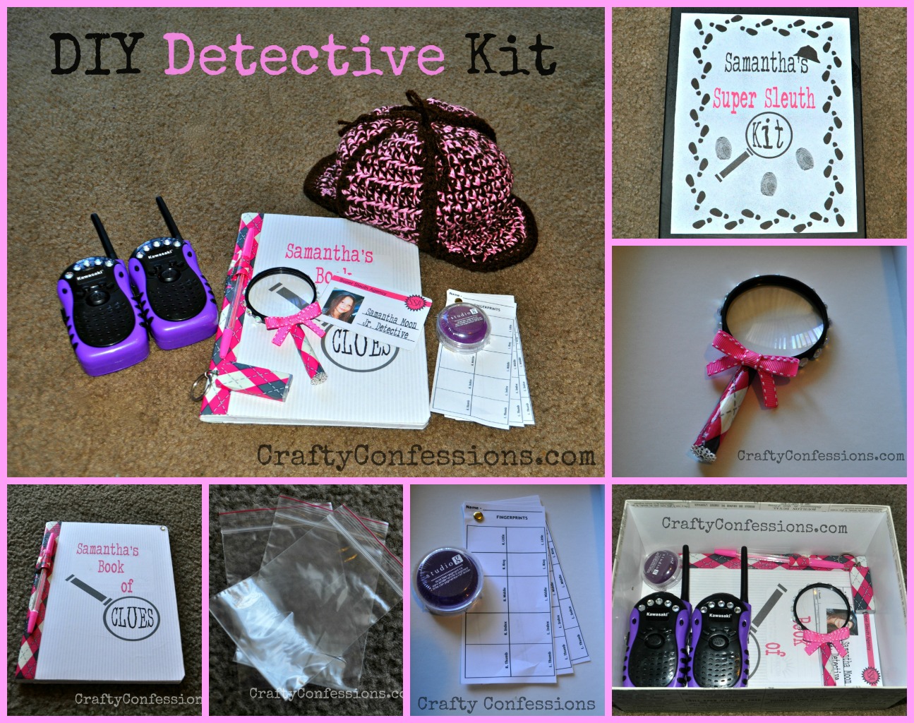 Crafty Confessions DIY Detective Kit