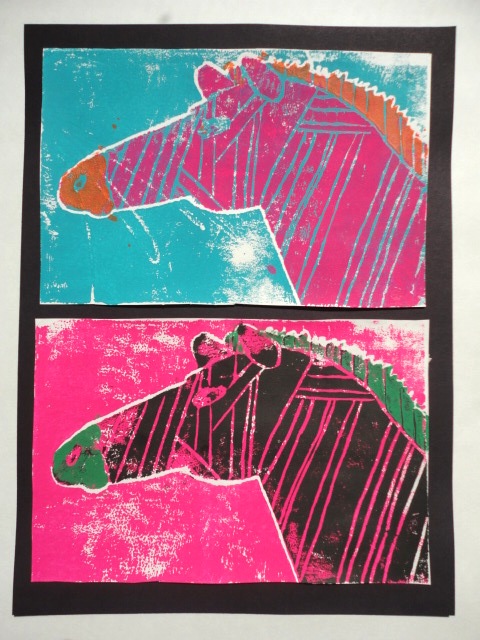 Thomas Elementary Art: 4th Grade Animal Printmaking (The best
