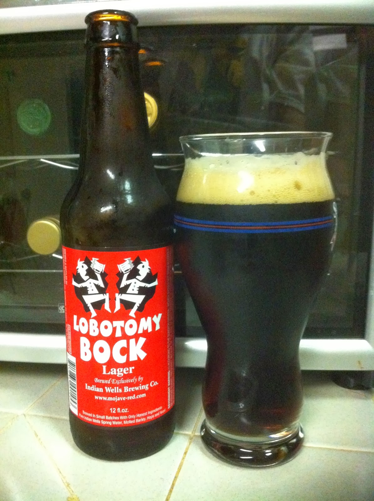 Rhapsody in Brew Indian Wells Brewing Co. Lobotomy Bock Lager