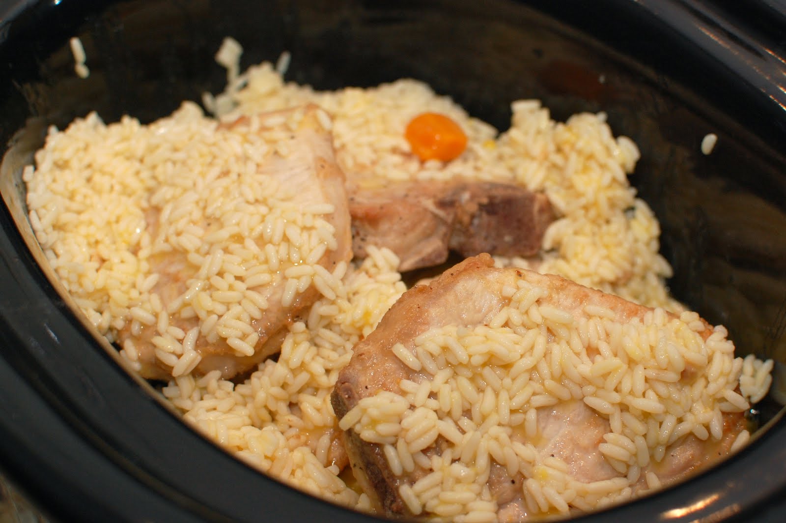 Crock Pot Pork Chops & Feta Hashbrown Casserole Easy Easter Dinner