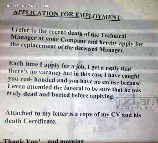 funny cover letters