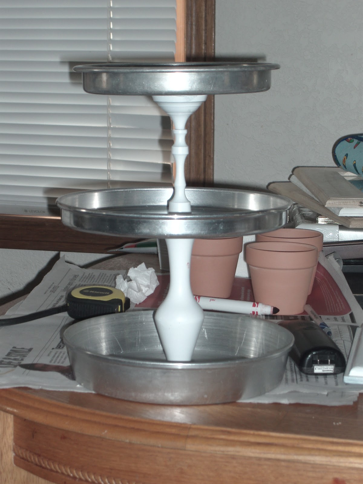 Life as we know it: My cake-pan organizer and finished front hall!