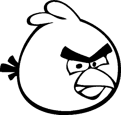 Game Birds on Angry Bird Season Coloring Pages