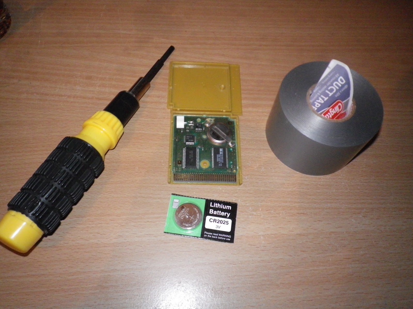 Retro Game On Battery Replacement for a GBC Cartridge