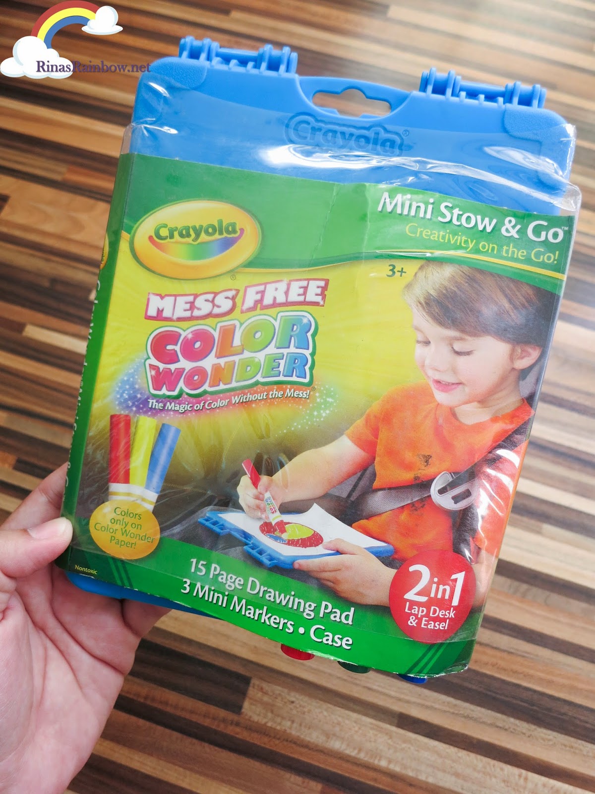 Rina S Rainbow Keeping Rain Busy Crayola Mess Free Color Wonder