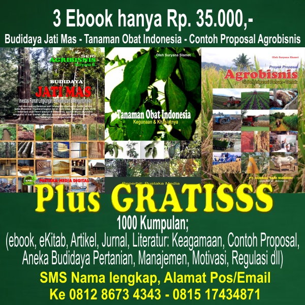 PETANI INDONESIA Gratis 1000 eBook, Artikel, Jurnal