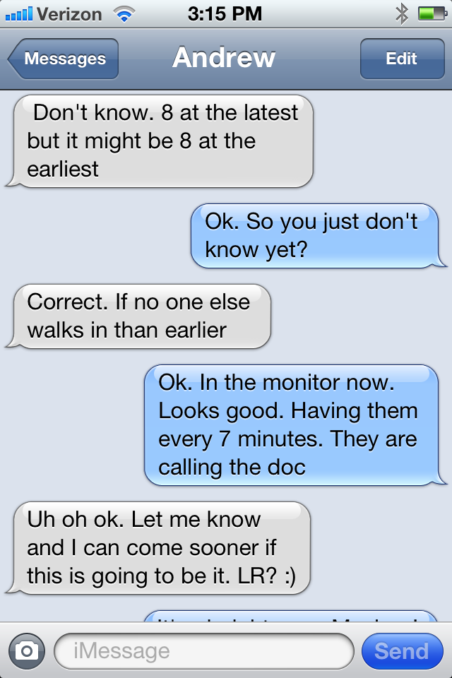 Schutzblog Prelude to a pregnancy