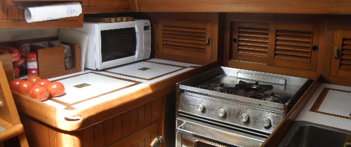 Microwave on Boat