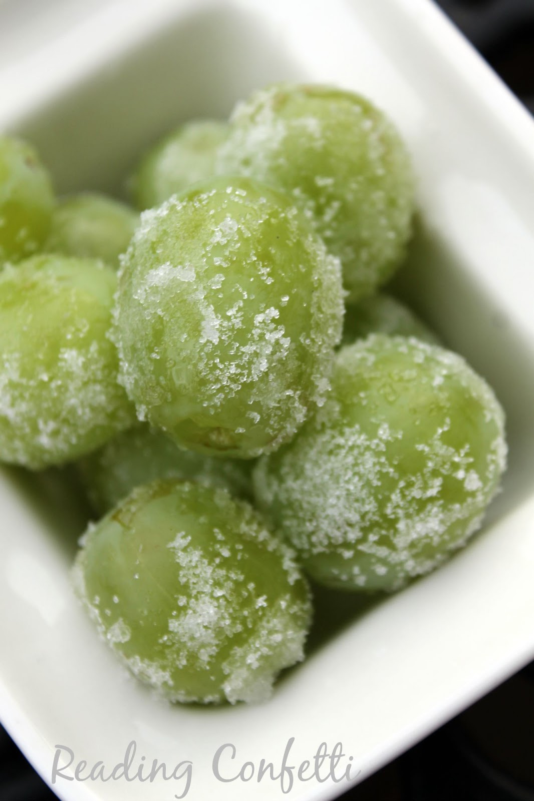 Sugared Grapes Recipe for Kids Reading Confetti
