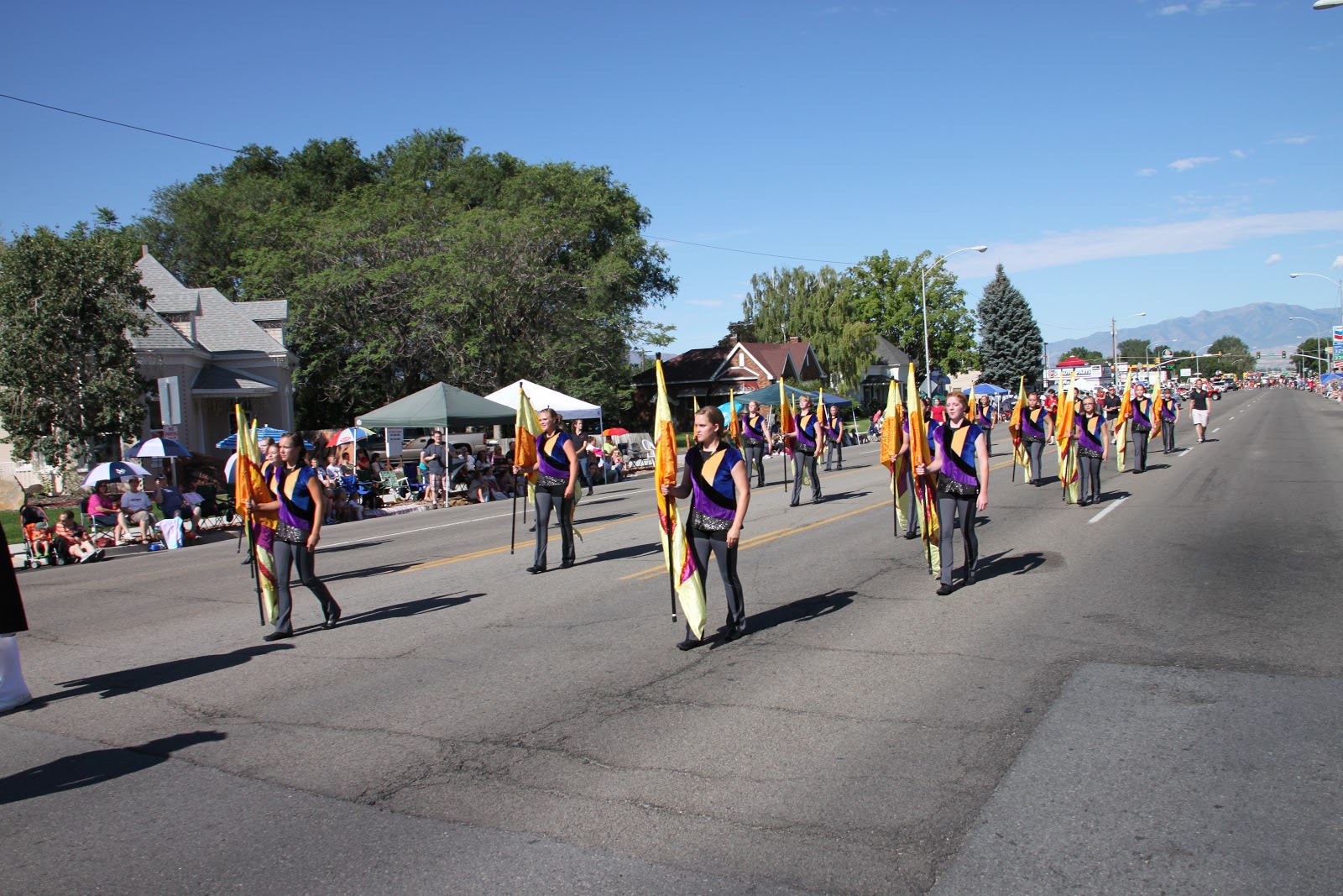 AF Color Guard American Fork Steel Days Parade