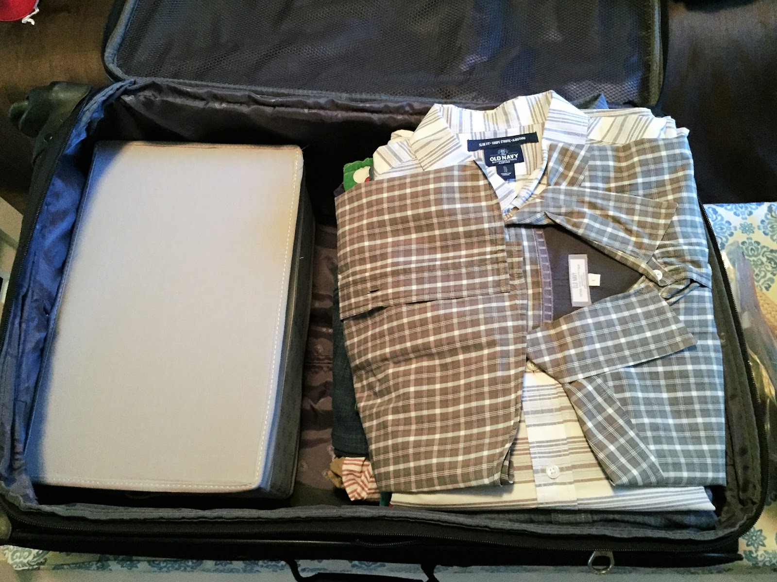 Organized and space saving packing
