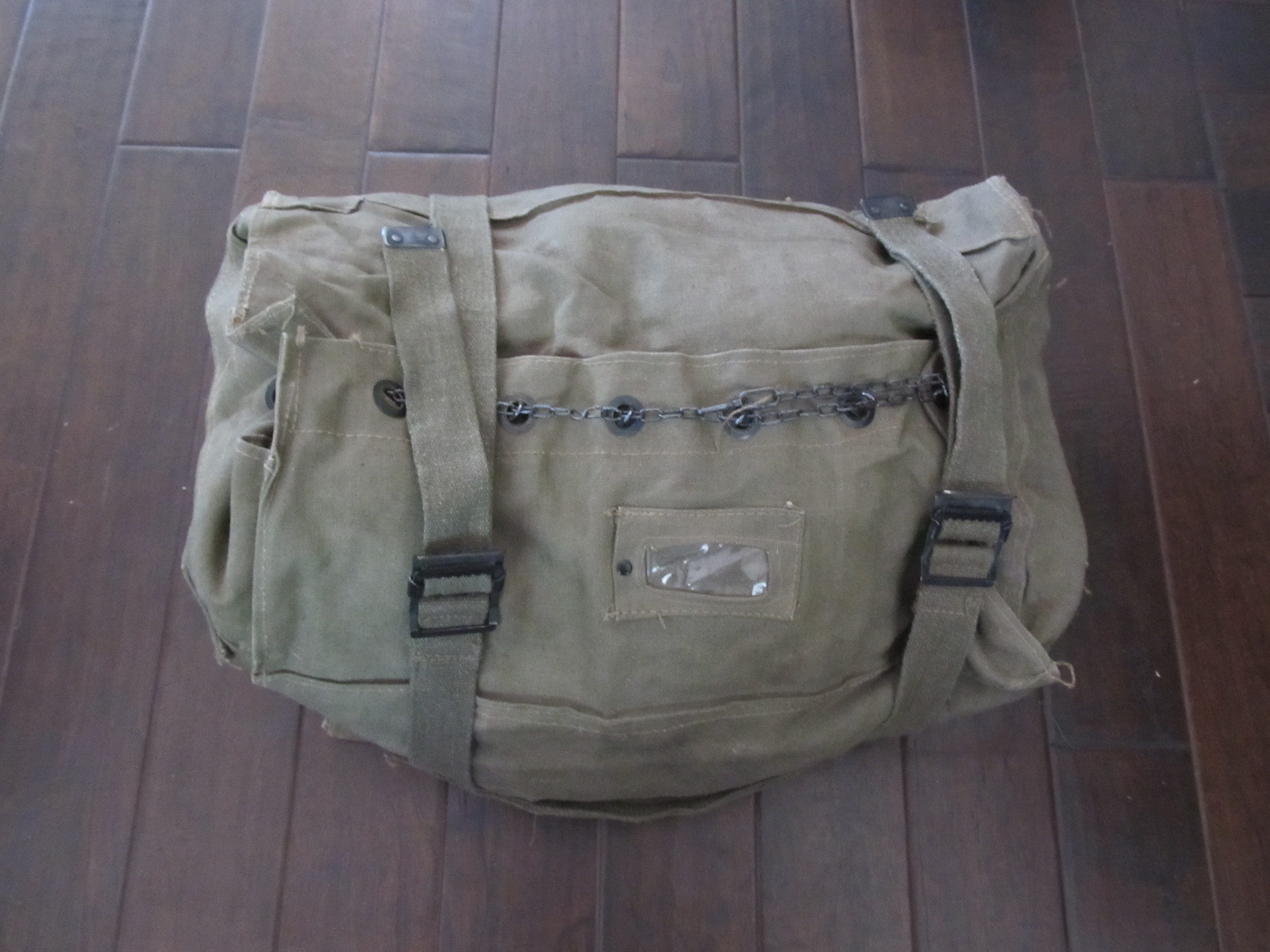 bingbabel Italian Army Cotton canvas Kit Bag 60s