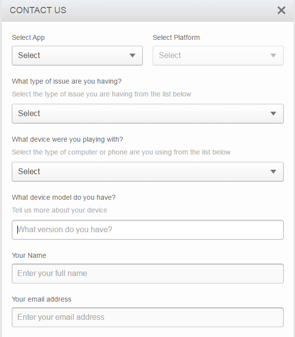 All New Zynga Player Support Site