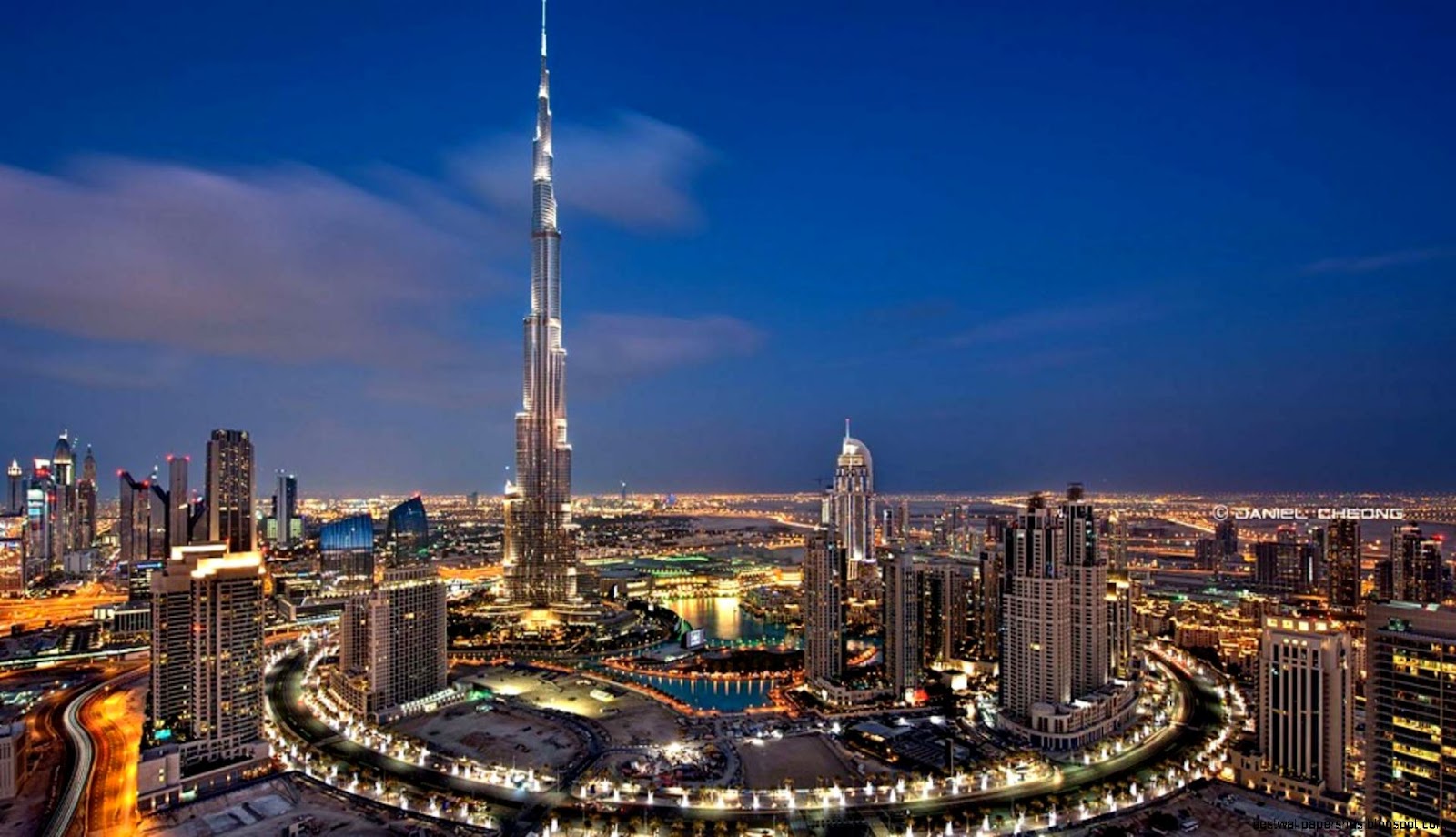 At Khalifa Night Burj Dubai At Khalifa Night Burj Dubai