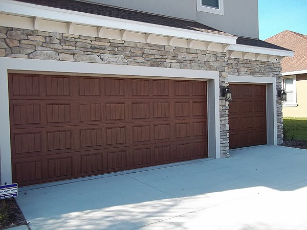 Painting A Steel Garage Door To Look Like Wood In Odessa Fl