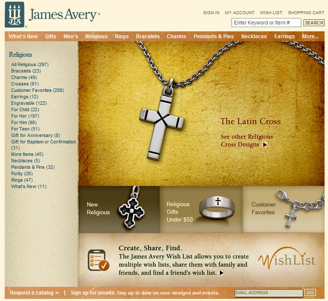 Religious Jewelry by James Avery