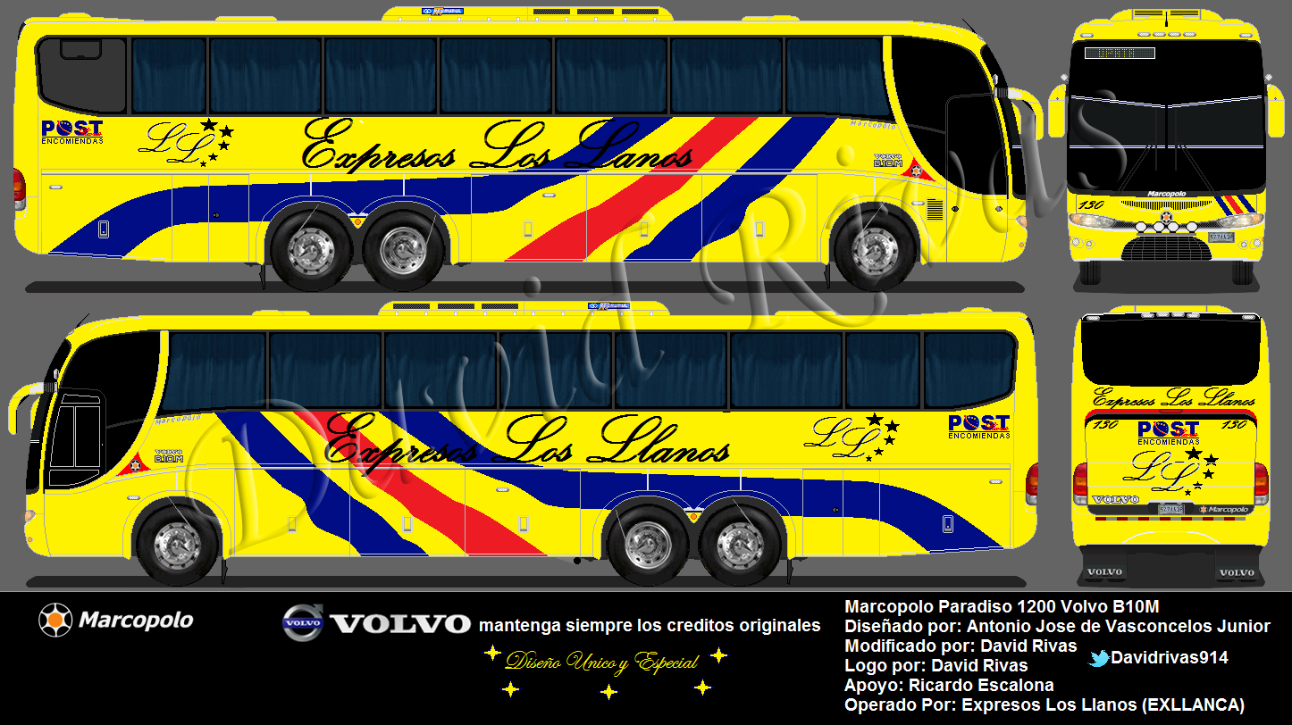Disenos De Buses Venezolanos Expresos Los Llanos