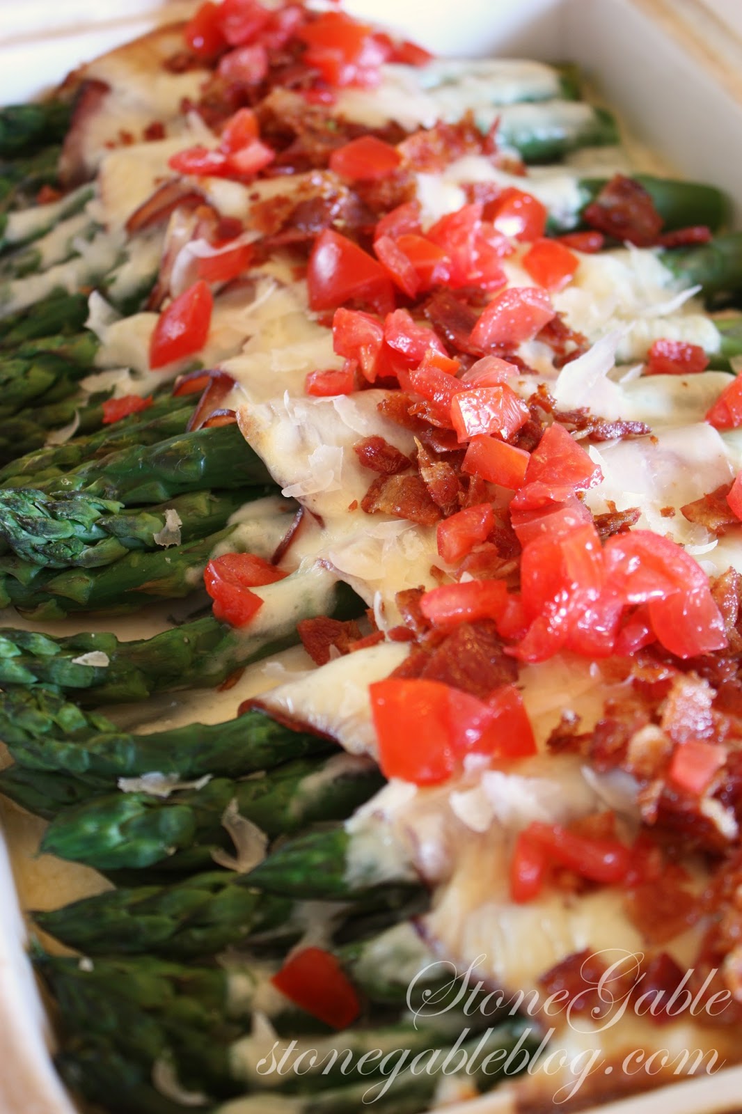 ASPARAGUS ROLLUPS WITH CHEESE SAUCE StoneGable