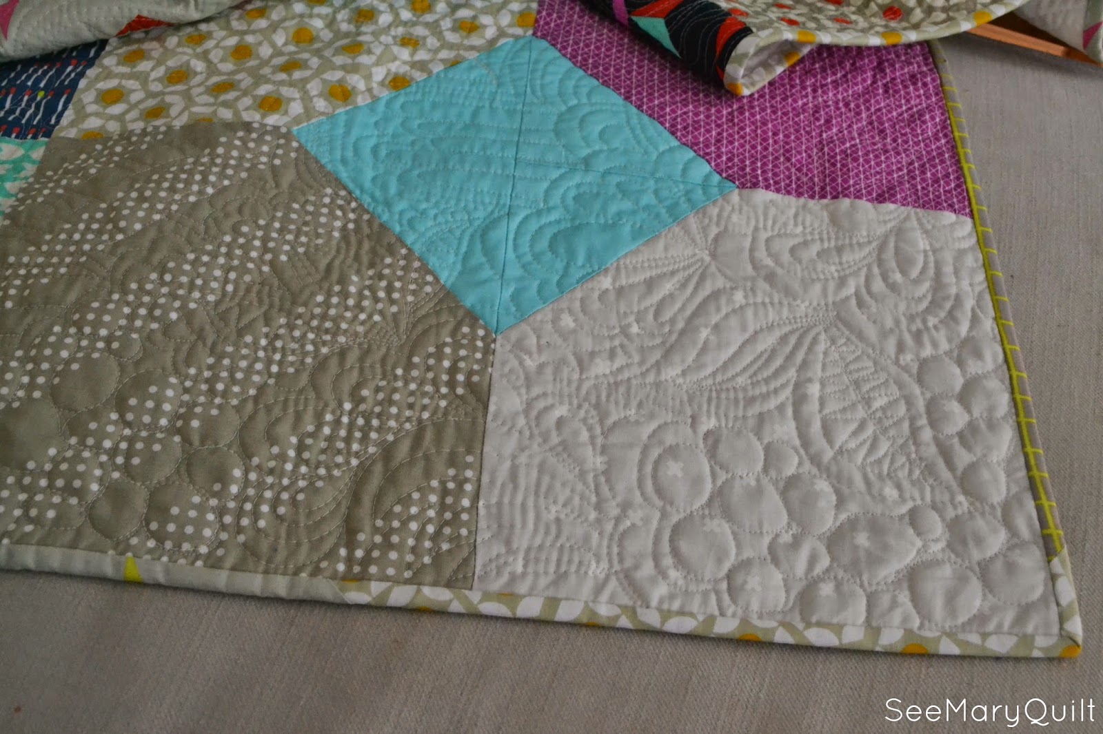 see mary quilt Moonlit Layers of Charm Quilt with the Fat Quarter Shop
