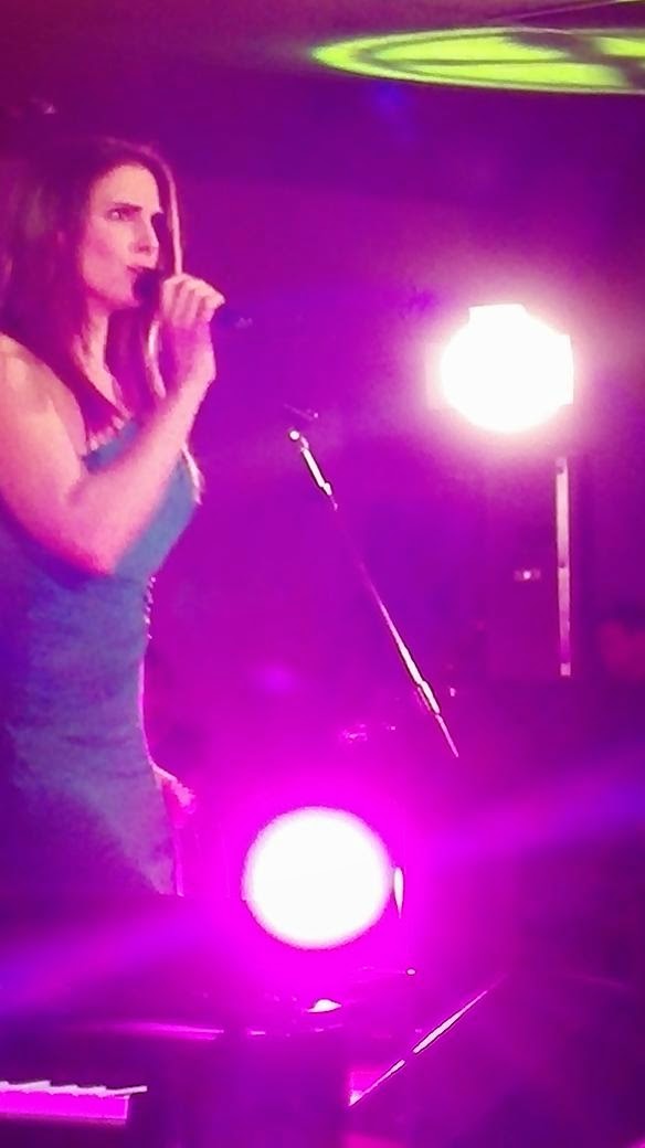 Nuria Fergó  Nuria, en el concierto que ofreció el pasado viernes