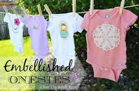 Embellished Onesies >> Over The Apple Tree