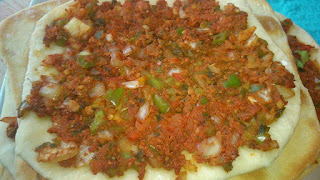 Recette du Pizza à la turque (fais par Mina Kara)