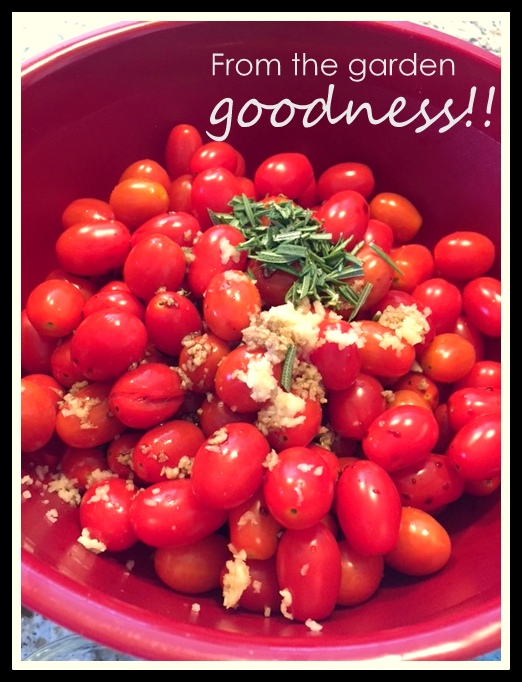 The Baking Bookworm Balsamic Cherry Tomato Sauce