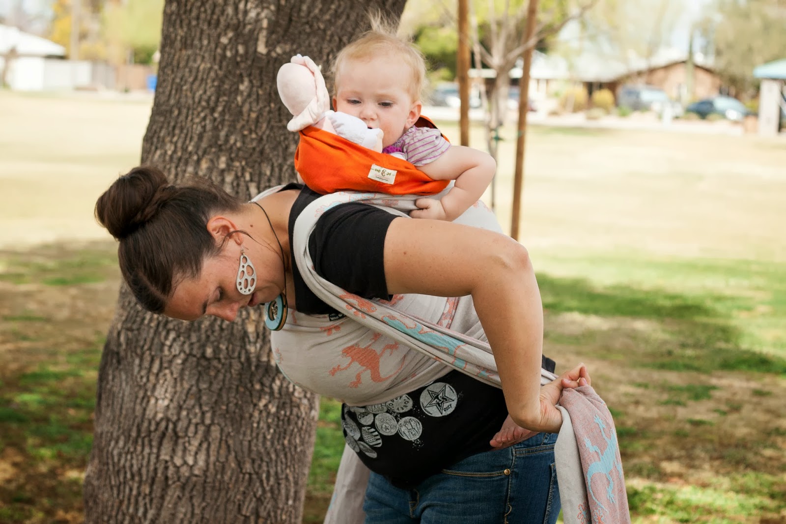 Babywearing International of Phoenix Carry of the Month March; Double