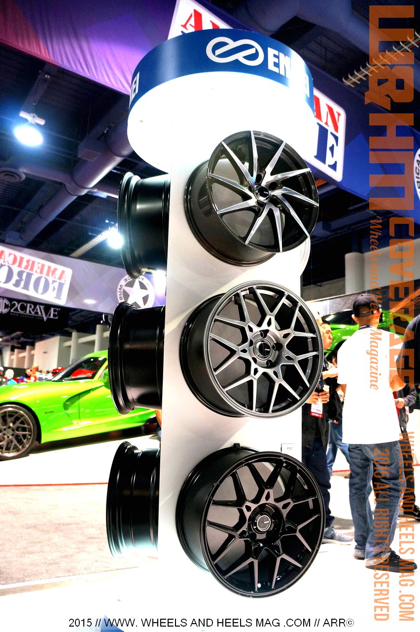 Wheels and Heels Magazine Cars SEMA 2015 Enkei Wheels Advanti DST Wheels
