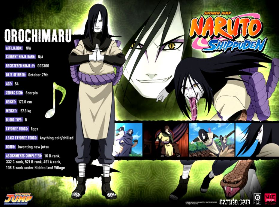 Orochimaru Profile Naruto Shippuden Wallpaper Wallpapers Quality
