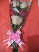 Bouquet de  5 Rosas color a elección
