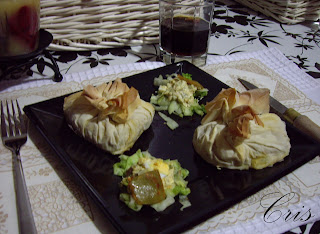 Bolsitas De Judias Con Queso
