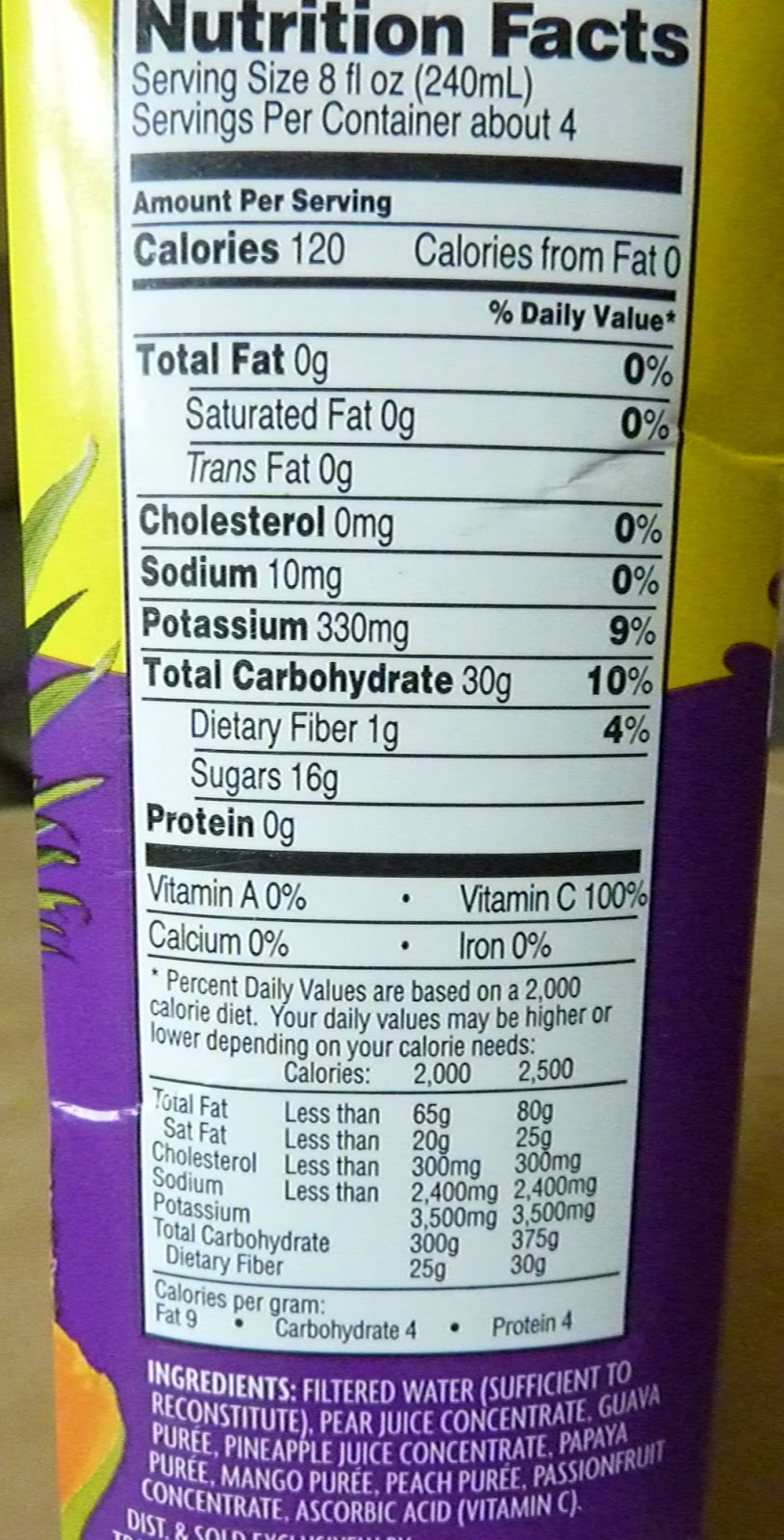 What's Good at Trader Joe's? Trader Joe's Tropical Fruit Juice in a Box