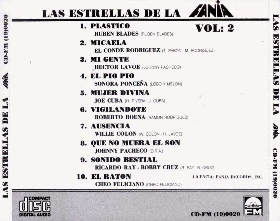 Las Estrellas De Fania Vol. 02 NOMBS