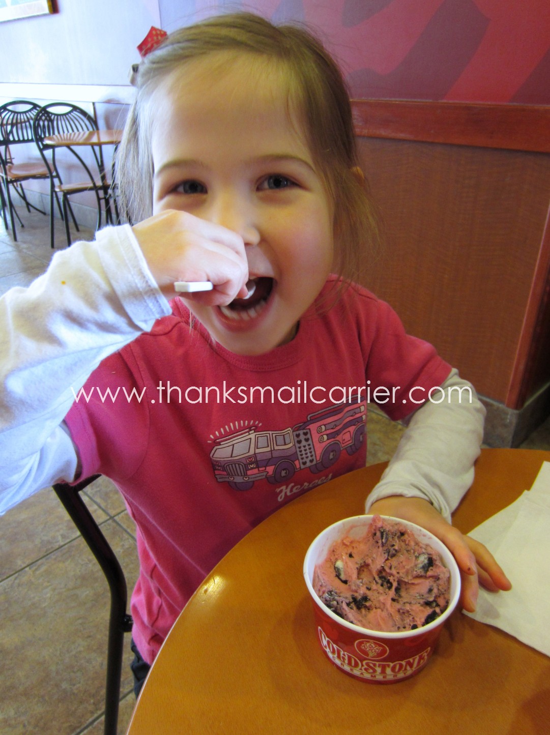Thanks, Mail Carrier Cold Stone Creamery New Frozen Yogurt Creations