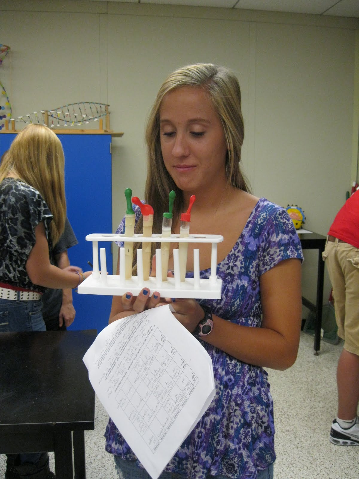 Mrs. Lawson's Biology Class Yeast Fermentation Lab