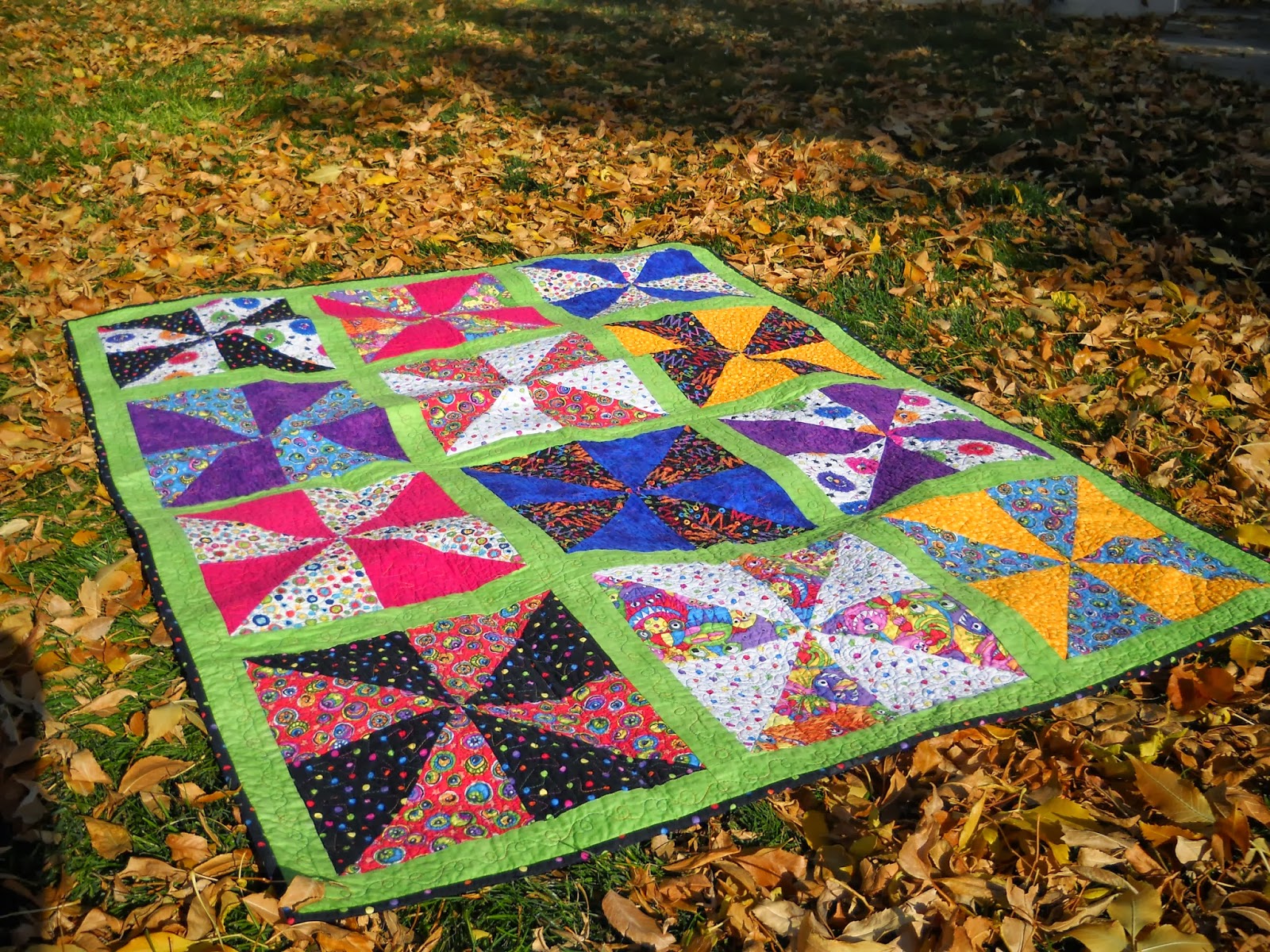 Val's Quilting Studio Classroom "Monster" Quilt