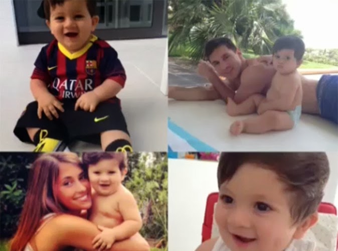 Family TimeLionel Messi na girlfriend wake Antonella Roccuzzo na 