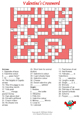 Valentines Crossword 6