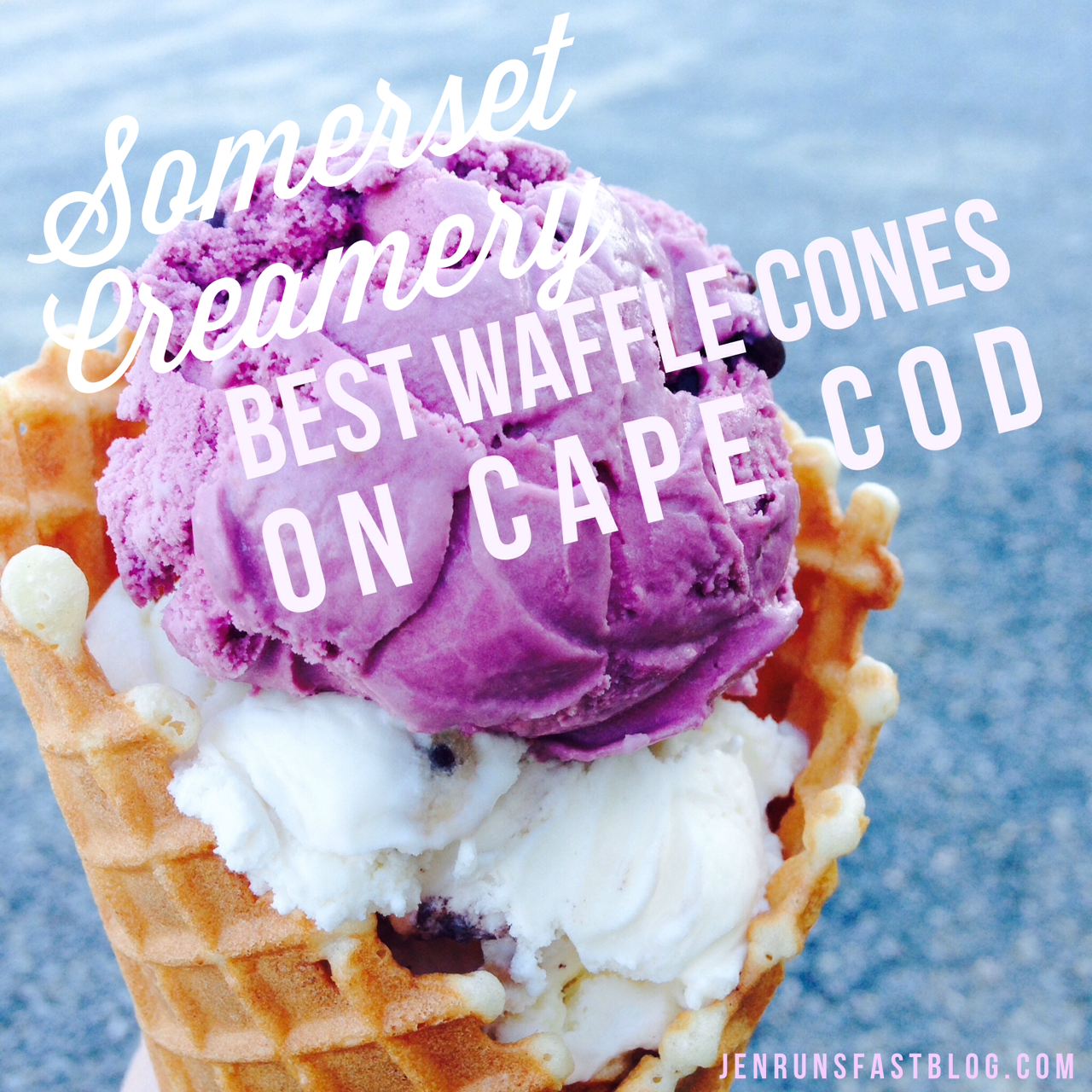 Run Jen Run Cape Cod Ice Cream Tour Stop 1 Somerset Creamery