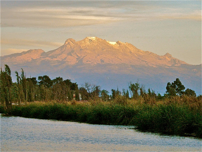 Iztaccihuatl y Laguna de Tláhuac