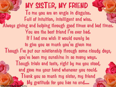 Thankful For My Sister Quotes. QuotesGram